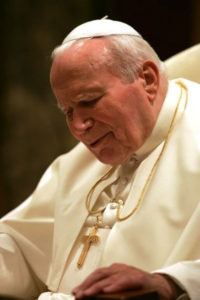 GWB LB DIGITAL 12:35 Statements with Pope John Paul II.