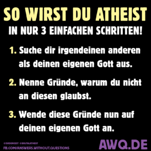 Atheist werden