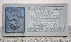 Martin Heidegger Gedenktafel