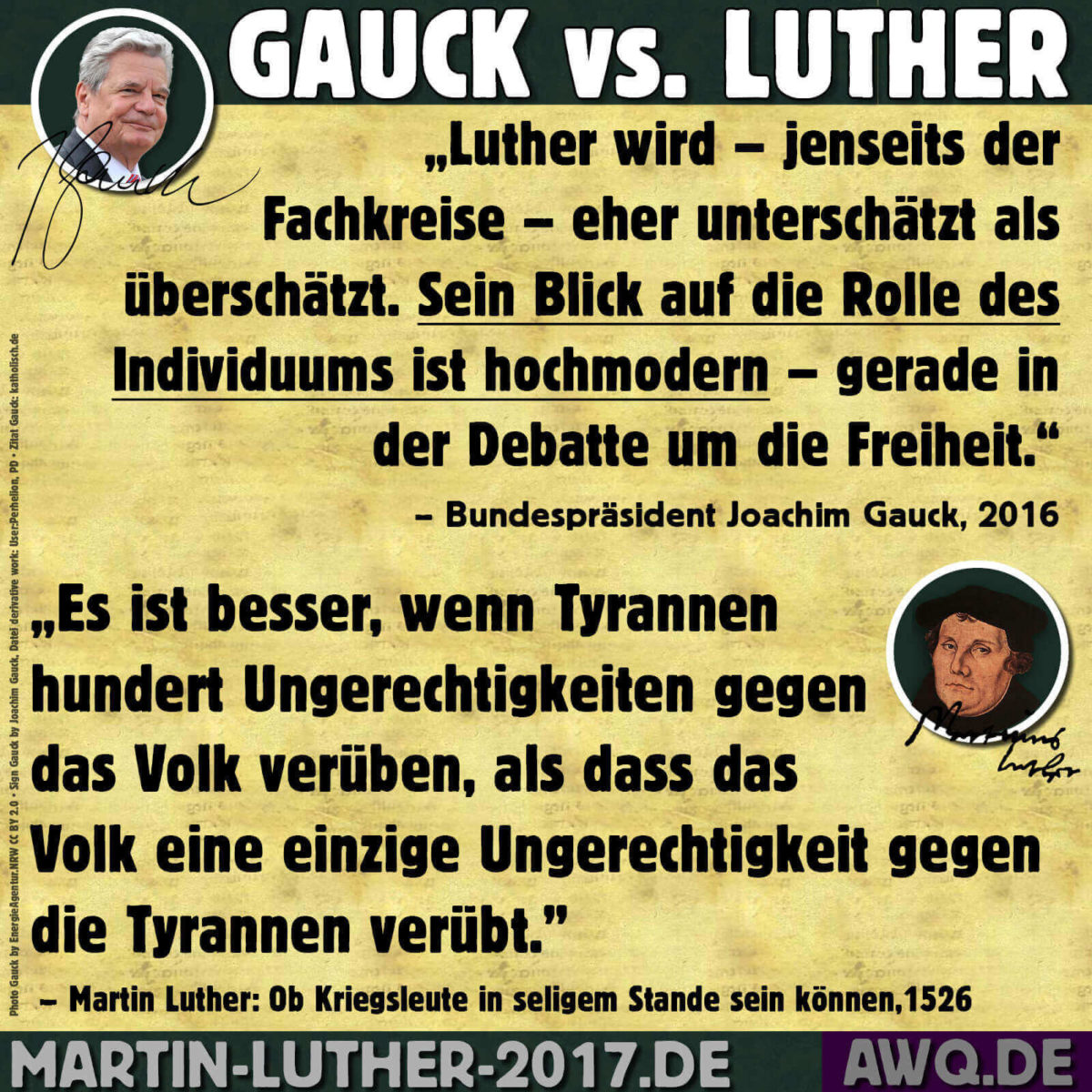 Gauck vs. Luther (2)