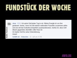 Fundstück der Woche: erlebe Gott