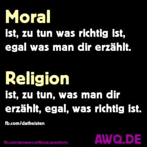 Moral vs. Religion