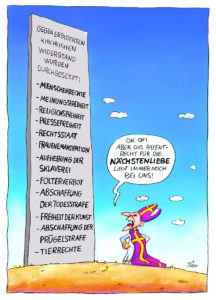 Die christlichen Werte - (c) Jacques Tilly