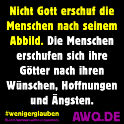 Ist Gott eine Erfindung des Menschen?