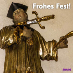 Weihnachtskarten 2017 (1): Frohes Fest!