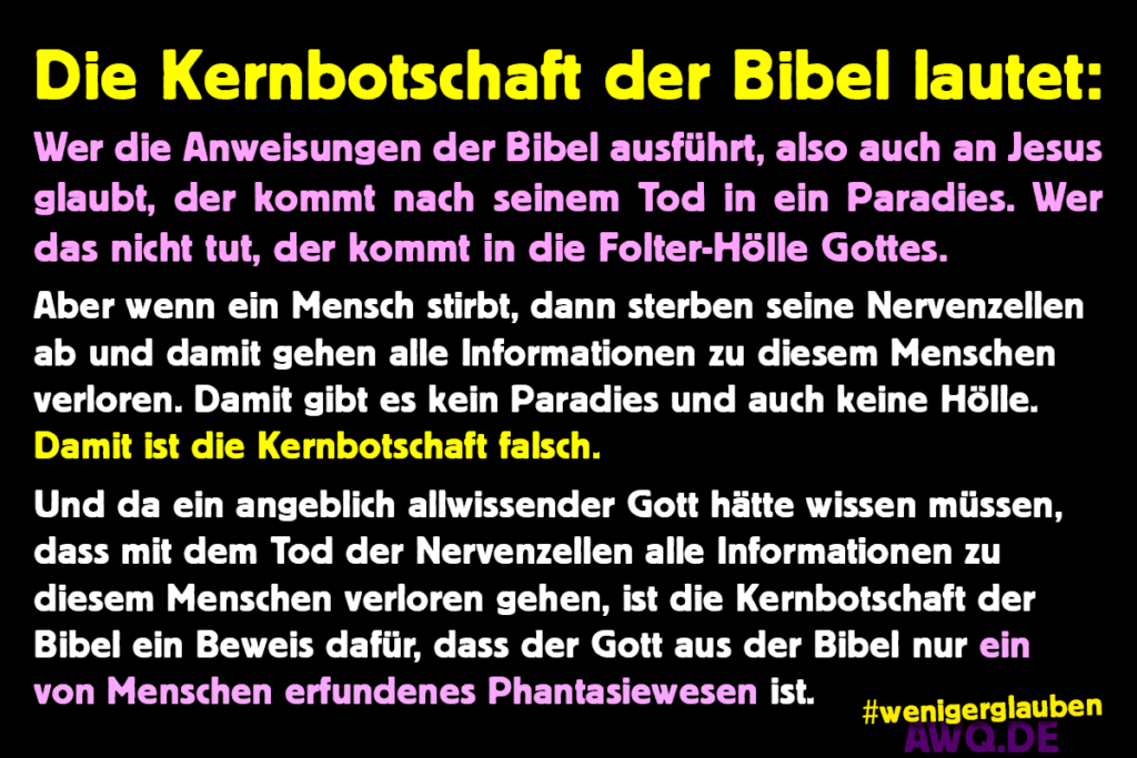 Kernbotschaft der Bibel