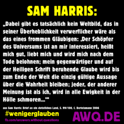 Sam Harris (2): Überheblichkeit