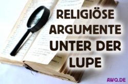Argument #22: „Das Christentum bietet Antworten auf die großen Fragen. Der Atheismus bietet keine.“