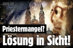 Gute Nachrichten aus Fulda: Silvestergottesdienst im Dom „Dramatischer Mangel beim Priesternachwuchs“ – Bischof Algermissen sorgt sich – Lösung für Priestermangel