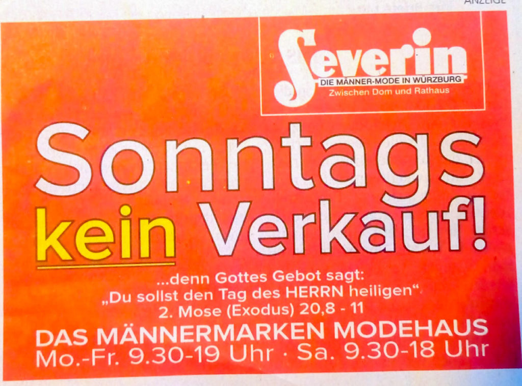 Modehaus Severin Mantelsonntag