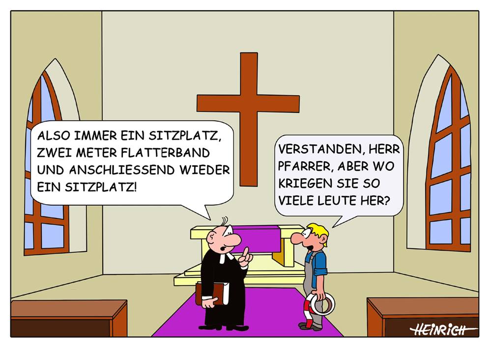 Endlich wieder Gottesdienst! (c) Rolf Heinrich