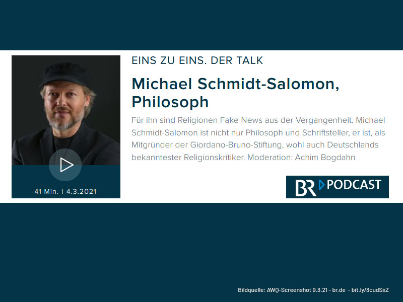 Screenshot br.de Interview Michael Schmidt-Salomon