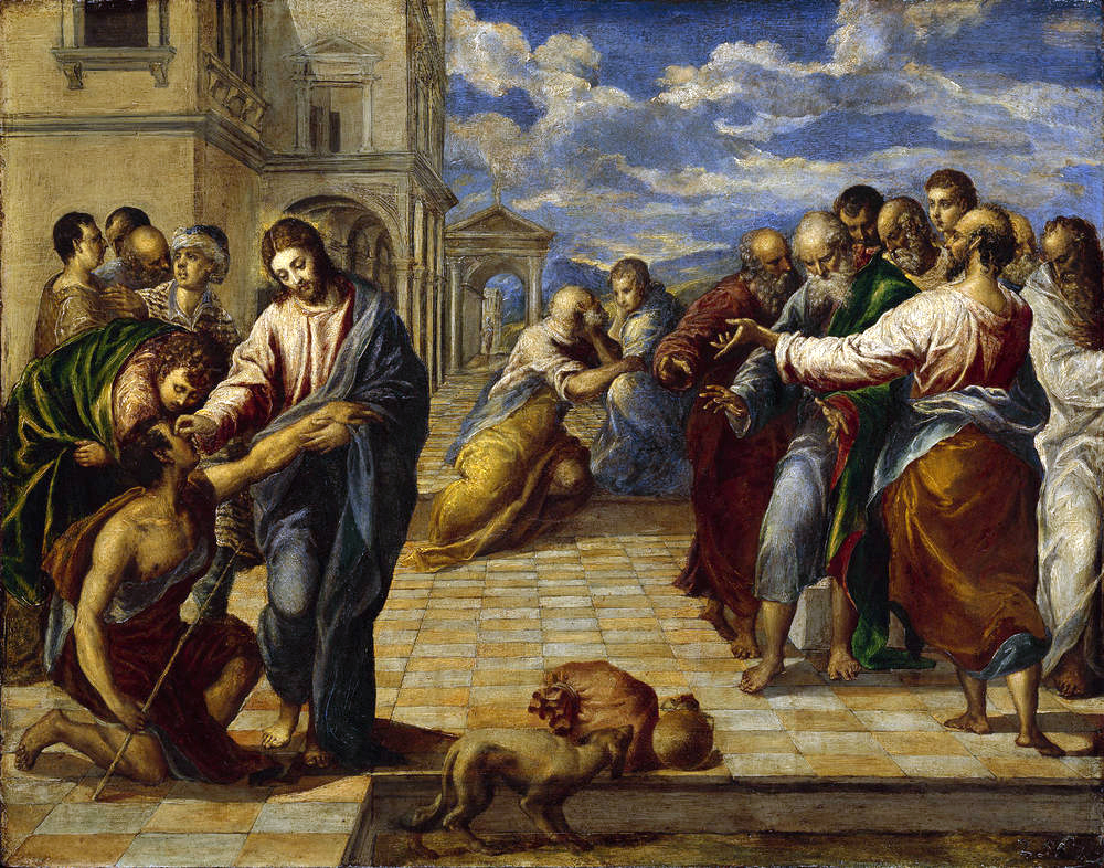 El Greco: Heilung des Blindgeborenen