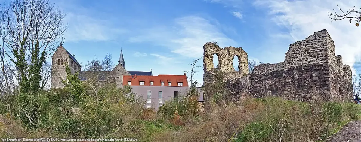 Petersberg Kloster Ruine