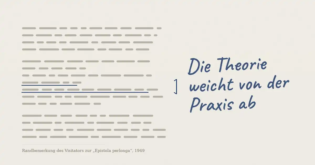 Die Theorie weicht von der Praxis ab